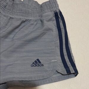 Adidas Gray/Blue Athletic Shorts